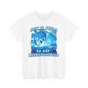 How It Feels To Eat Microplastics Shirt, Brain Rot Tee, Ironic Funny Meme 140